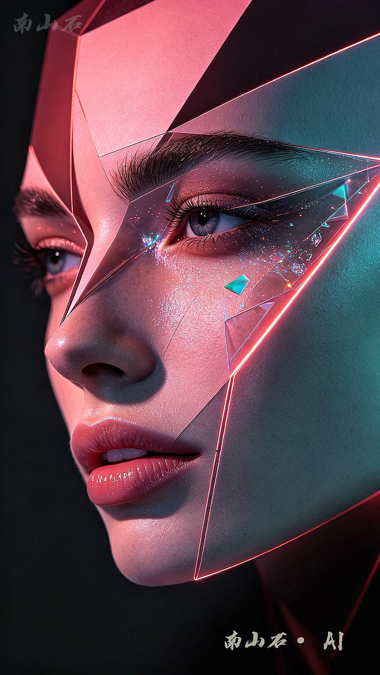 No.05《折痕》| 当光有了形状。

很多同学问我：如何让 AI 画出这种‘几
