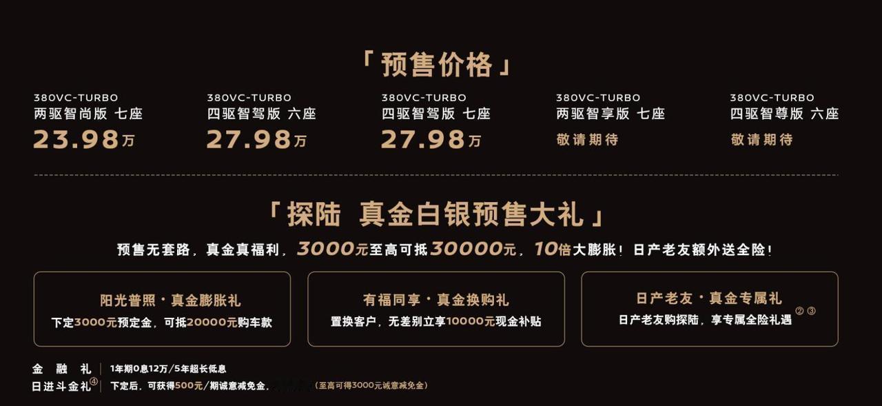 日产全新中大型SUV探陆正式预售，我想说，日产这次终于务实了一次
日产的车虽然在