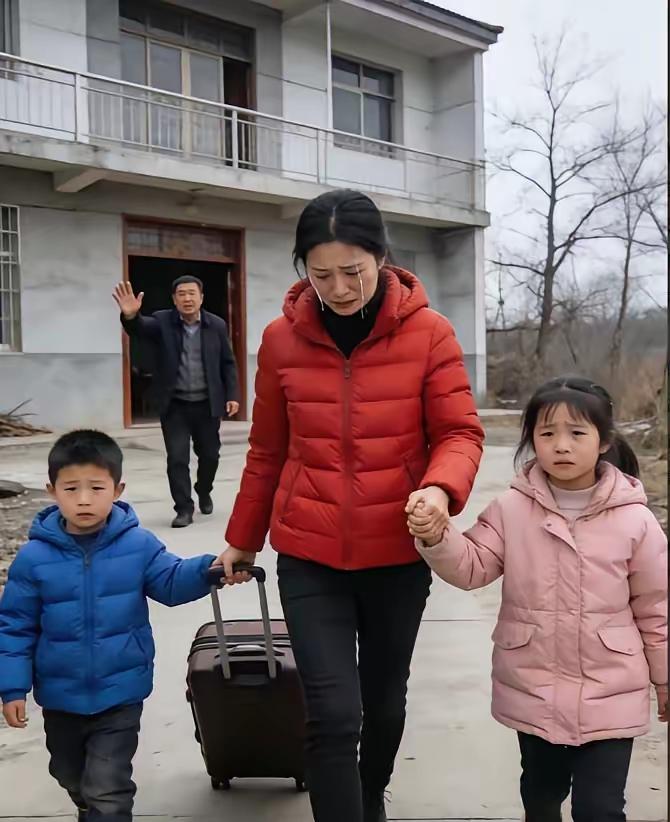 江苏女子大年初五被公公赶出婆家，后续将一双儿女带走，坚决等离婚

大年初五那天，