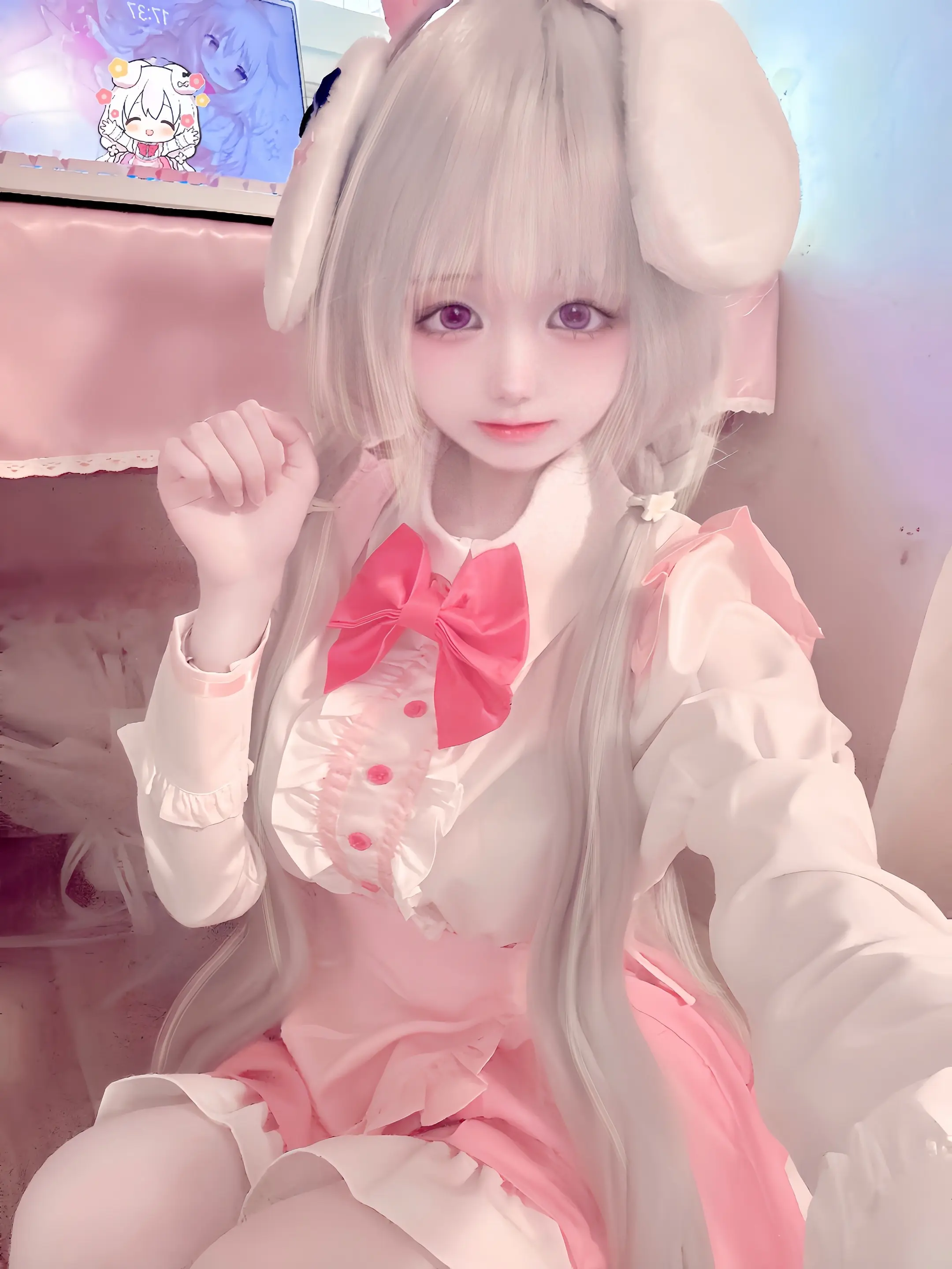 如果她是点心的话，肯定会很甜的吧…