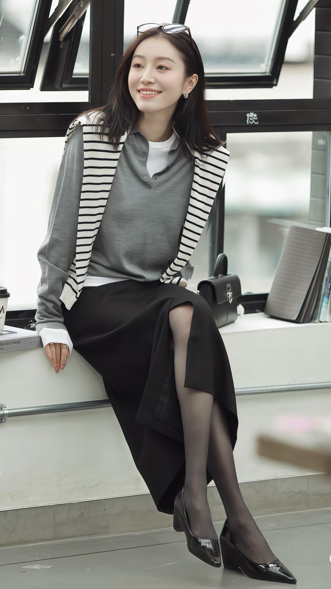 这是你喜欢的类型吗？黑色系御姐穿搭 黑色系 性感 黑丝搭配