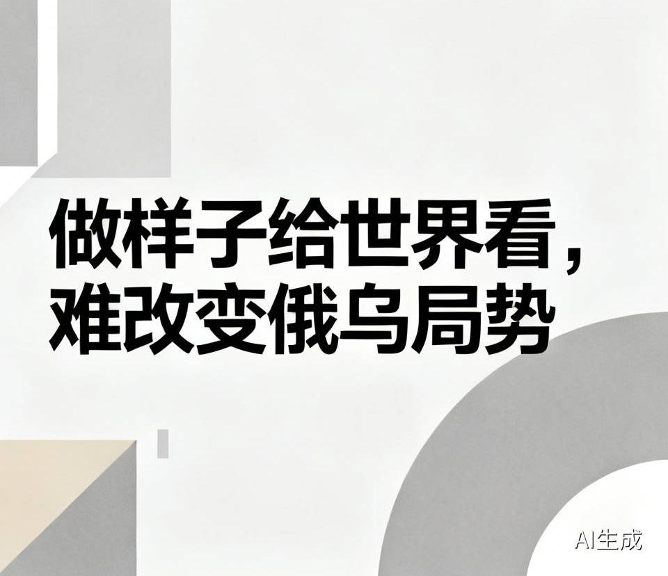 这确实是一场高度象征性的“人道主义局部停火”，核心目的是外交作态与战术喘息，而非