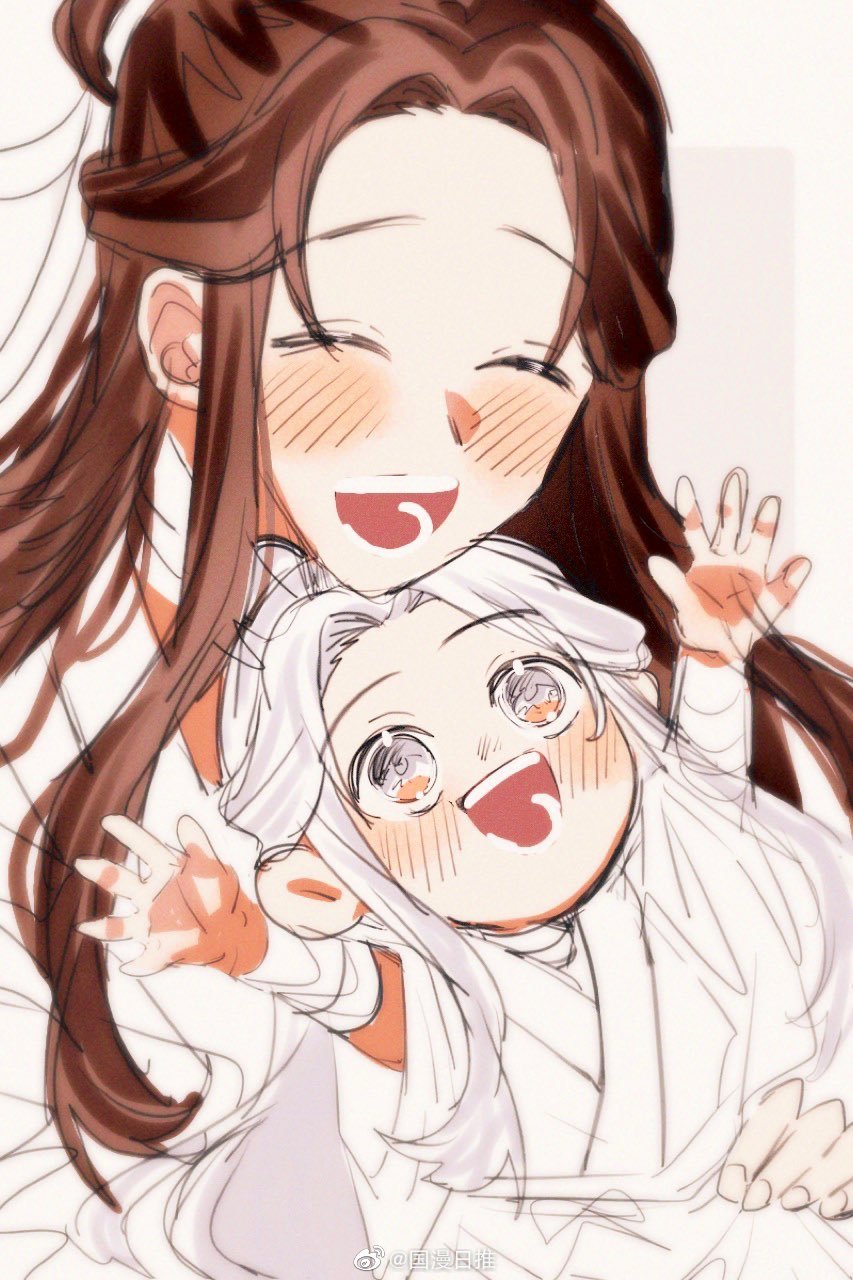 天官赐福花怜 怜怜和若邪～若邪真可爱啊！x:ameyu___ 