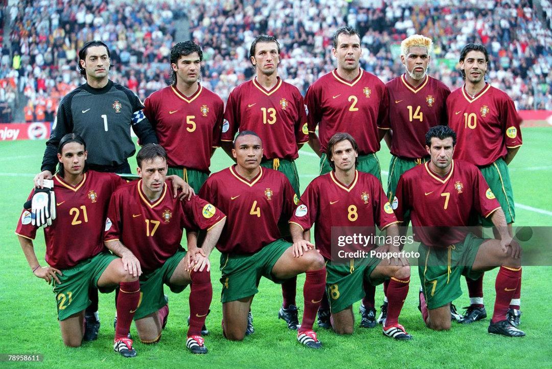 經典回眸- 2000年歐洲國家盃 16支參賽球隊全家福🧑🧑🧒（主力陣容相）
