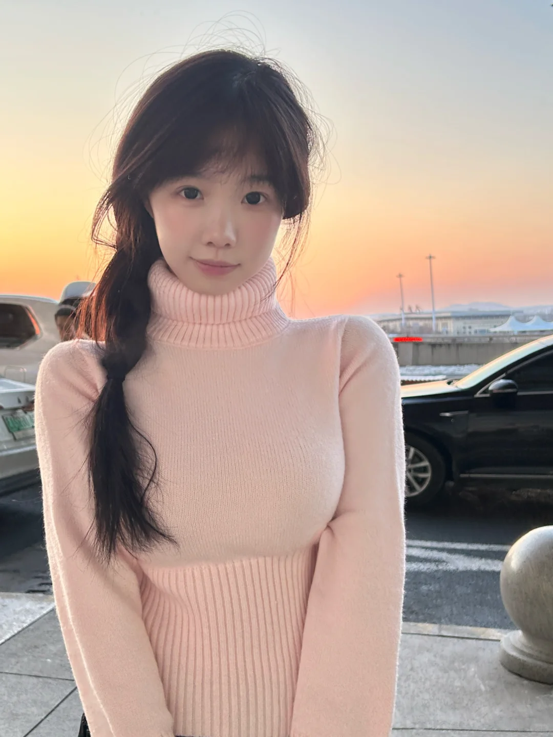 机场看到了橘粉色落日♡ℒฺℴฺνℯฺ♡