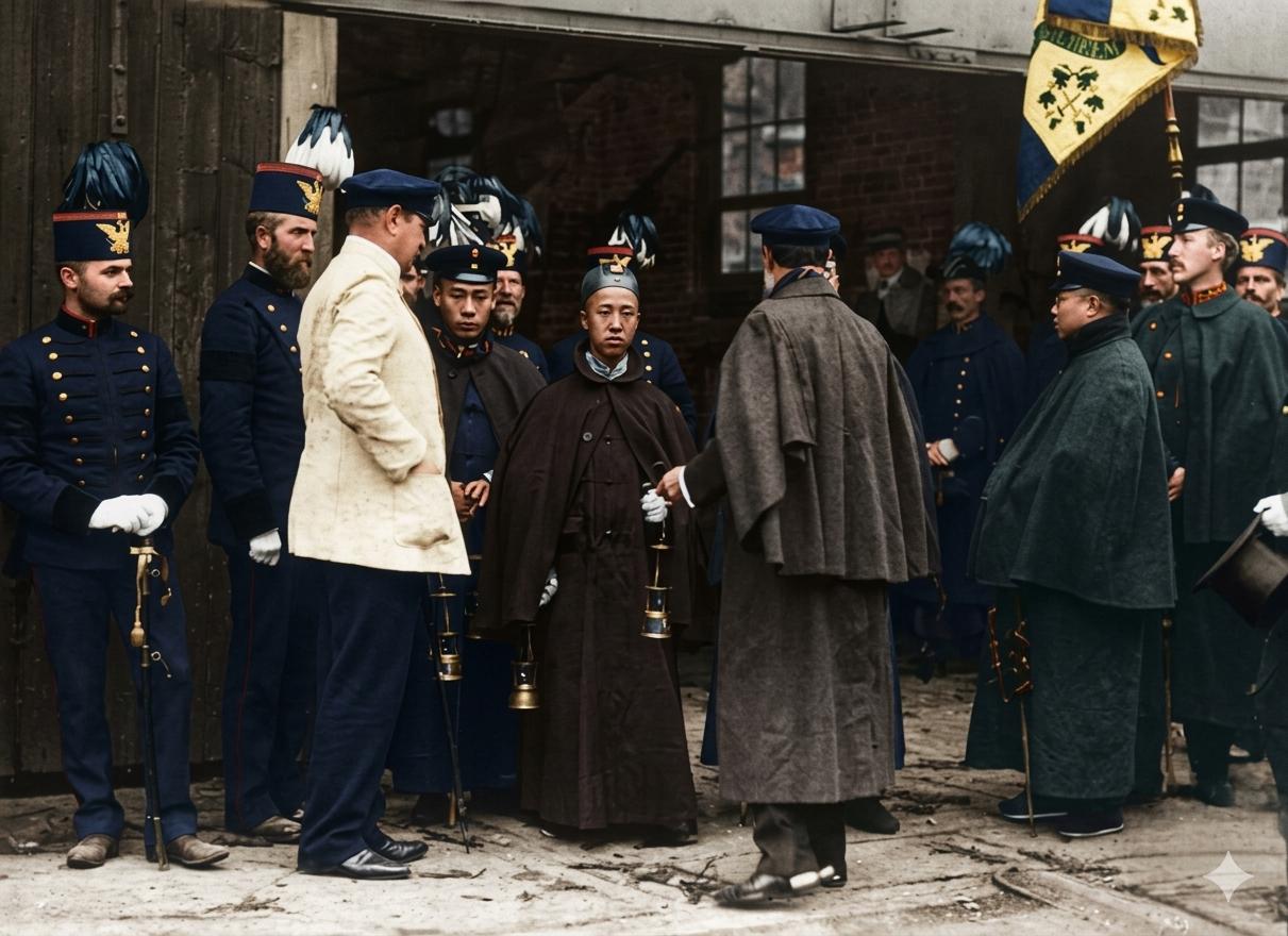 义和团运动中，德国驻华公使克林德在北京被击毙，八国联军侵华后，《辛丑条约》强迫清