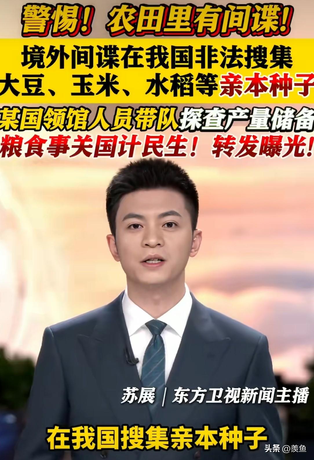 谁能想到，老农地里的庄稼，居然成了境外间谍的“头号目标”。 

3月30日国安部