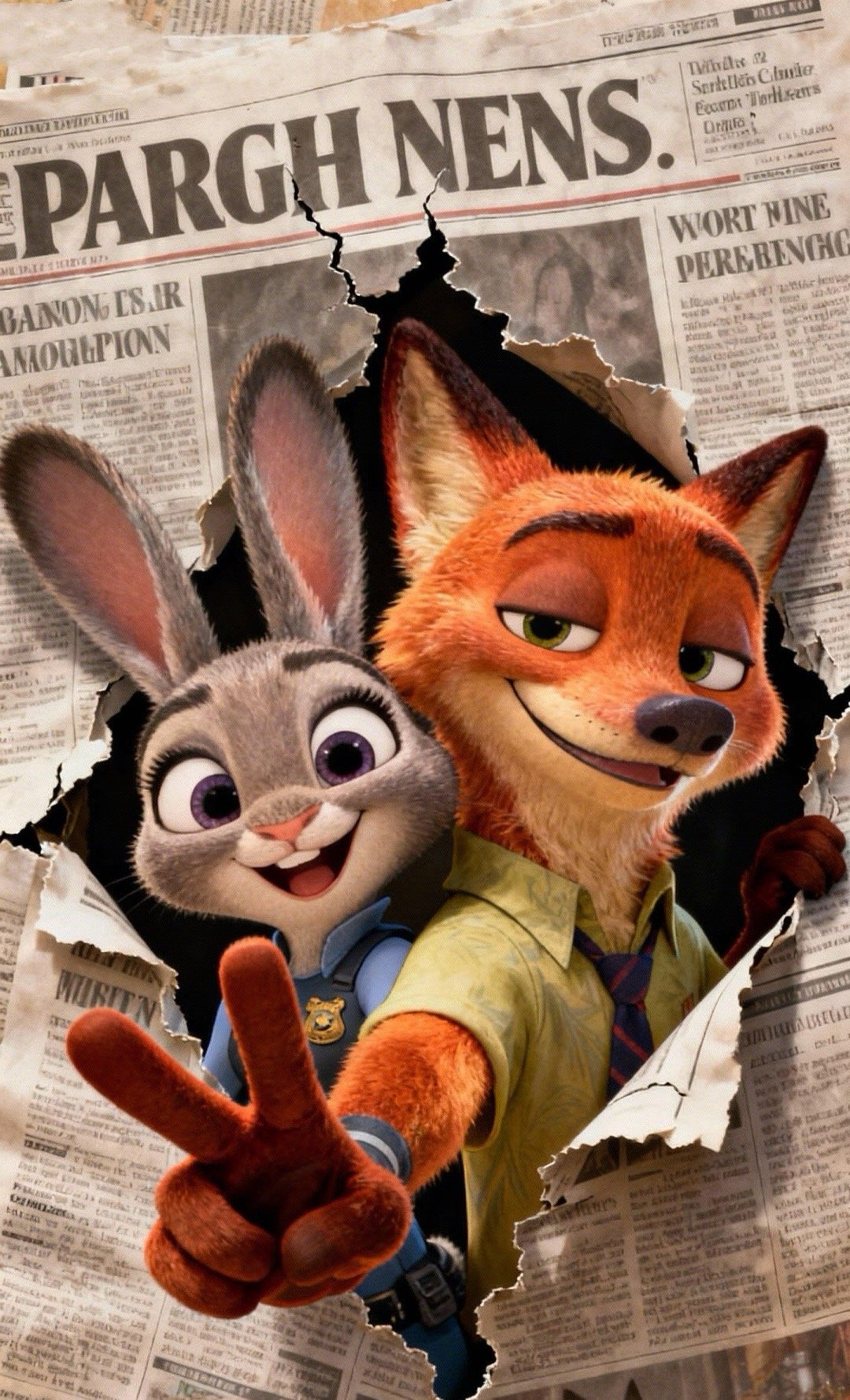 疯狂动物城 英配原版的兔子配音听着很可爱又果敢 