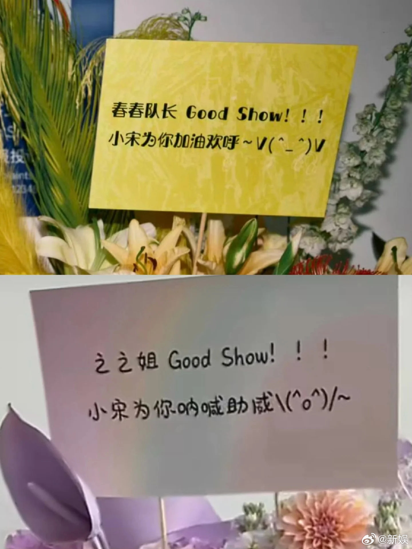 宋亚轩给李宇春王菀之都送了花篮宋亚轩给李宇春王菀之演唱会送花篮 ​​​李宇春和王