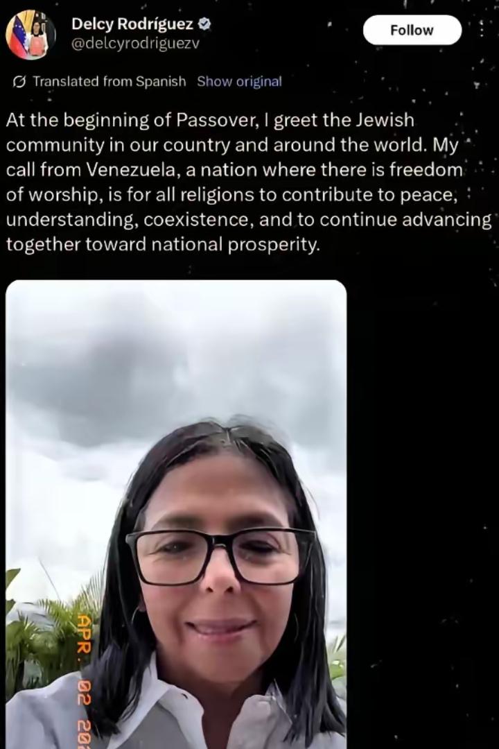 她或许就是委内瑞拉最大的叛徒！2026年4月1号，委内瑞拉代理总统罗德里格斯在社