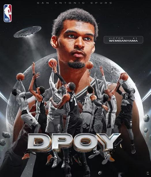 历史首个全票DPOY！文班防守究竟多恐怖两年前，鲁迪-戈贝尔生涯第4次捧起DPO