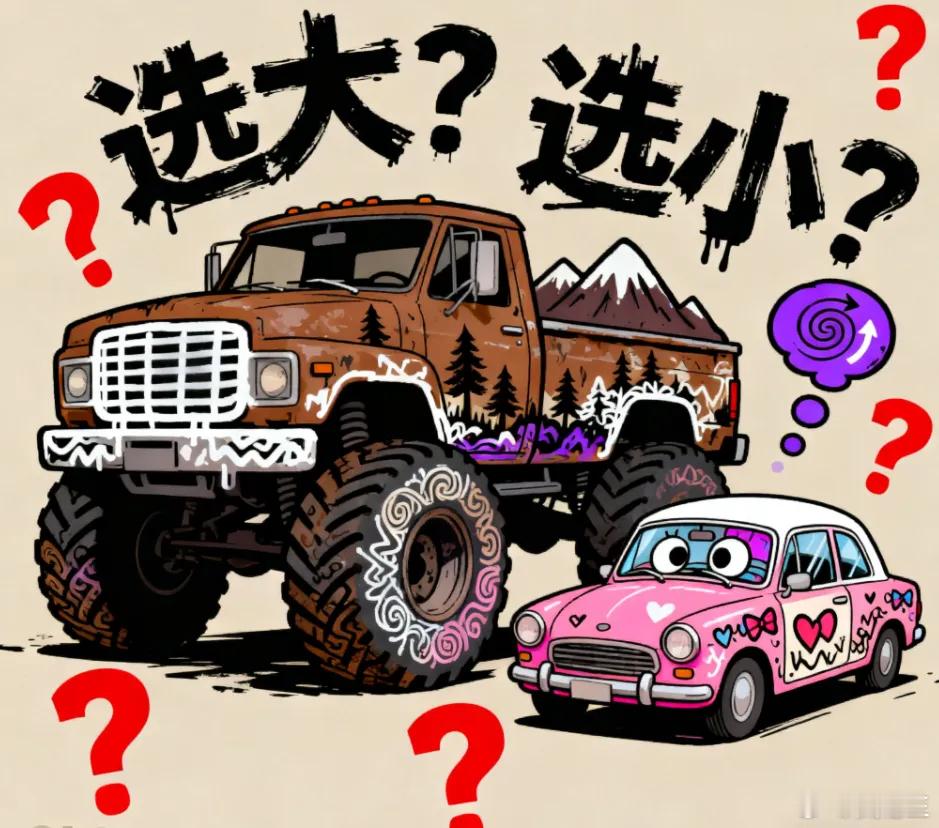 如果可以的话我还是更喜欢开小车，但很多时候是因为家庭不得不开大车。你们呢？开大车