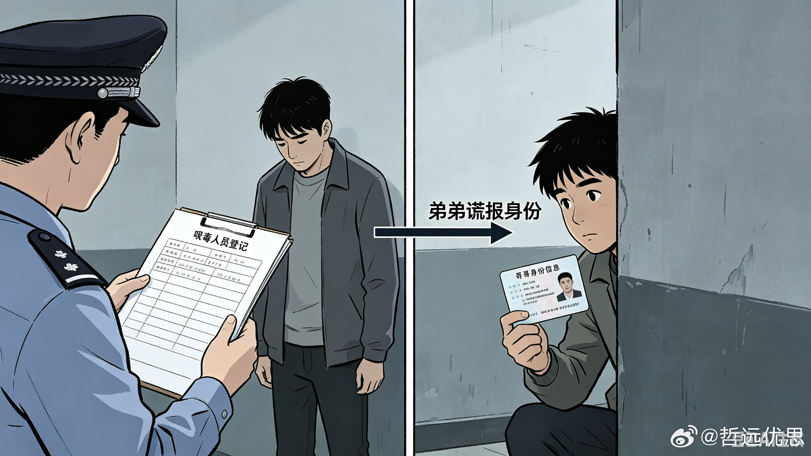 弟弟谎报身份致哥哥成吸毒人员 近日，四川男子高大华的遭遇引发关注。2011年，其