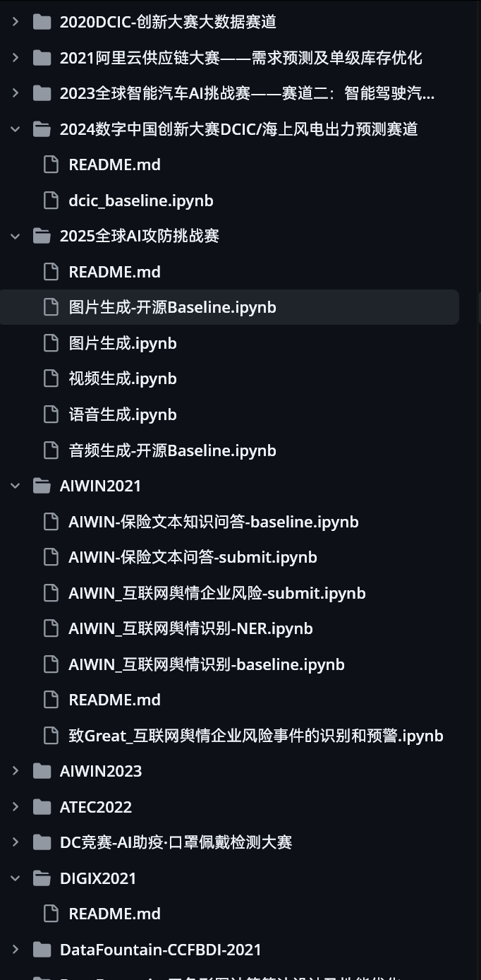 数据竞赛Baseline & Topline分享github.com/dataw
