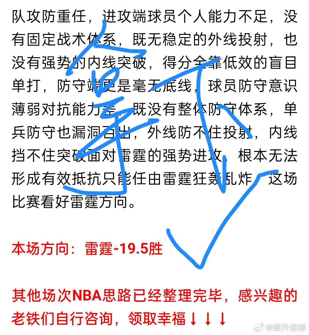 把握好每一次机遇，因为机会是留给努力的人👌🏻昨日又是稳稳的拿下，NBA常规赛