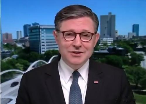 众议院议长迈克·约翰逊: 我有一个挺无聊的、时长90分钟的幻灯片，可以展示我们必