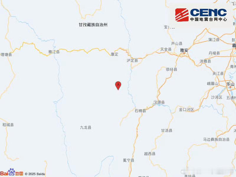 胖哥论坛地震快讯中国地震台网自动测定：05月04日23时02分在四川甘孜州泸定县