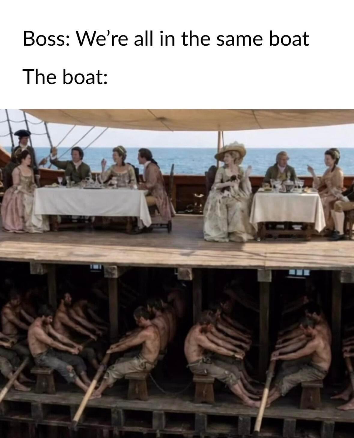 AI 裁员ai做的图 谁来翻译翻译？老板想的同舟共济 共渡难关员工想的…实际上…