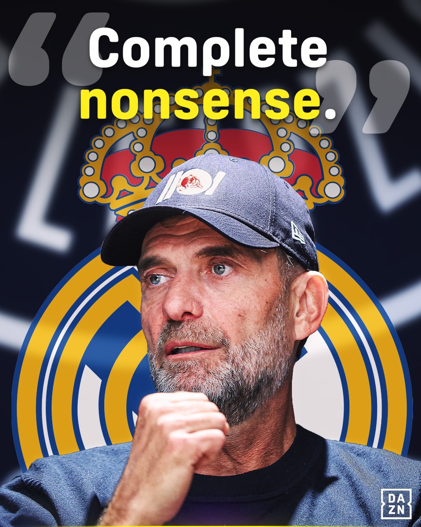 #克洛普辟谣将担任皇马主帅# 自从卸任利物浦主帅后，克洛普的名字就经常和皇马、德