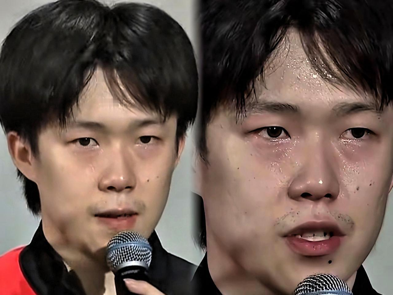 好家伙，看得我鼻子一酸！

成都混团，中国队8:4胜德国。
赛后王楚钦满头大汗接