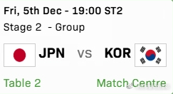 ITTF混合团体世界杯2025张本智和 第二阶段循环赛251205 19:00 