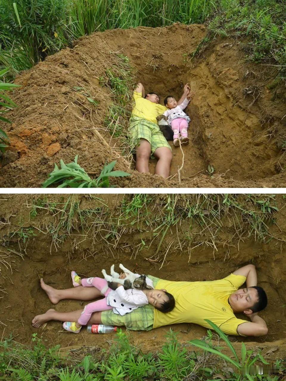 看到这样的场景不禁心中感慨万千
四川男子无力承担两岁女儿
重度地中海贫血的治疗费