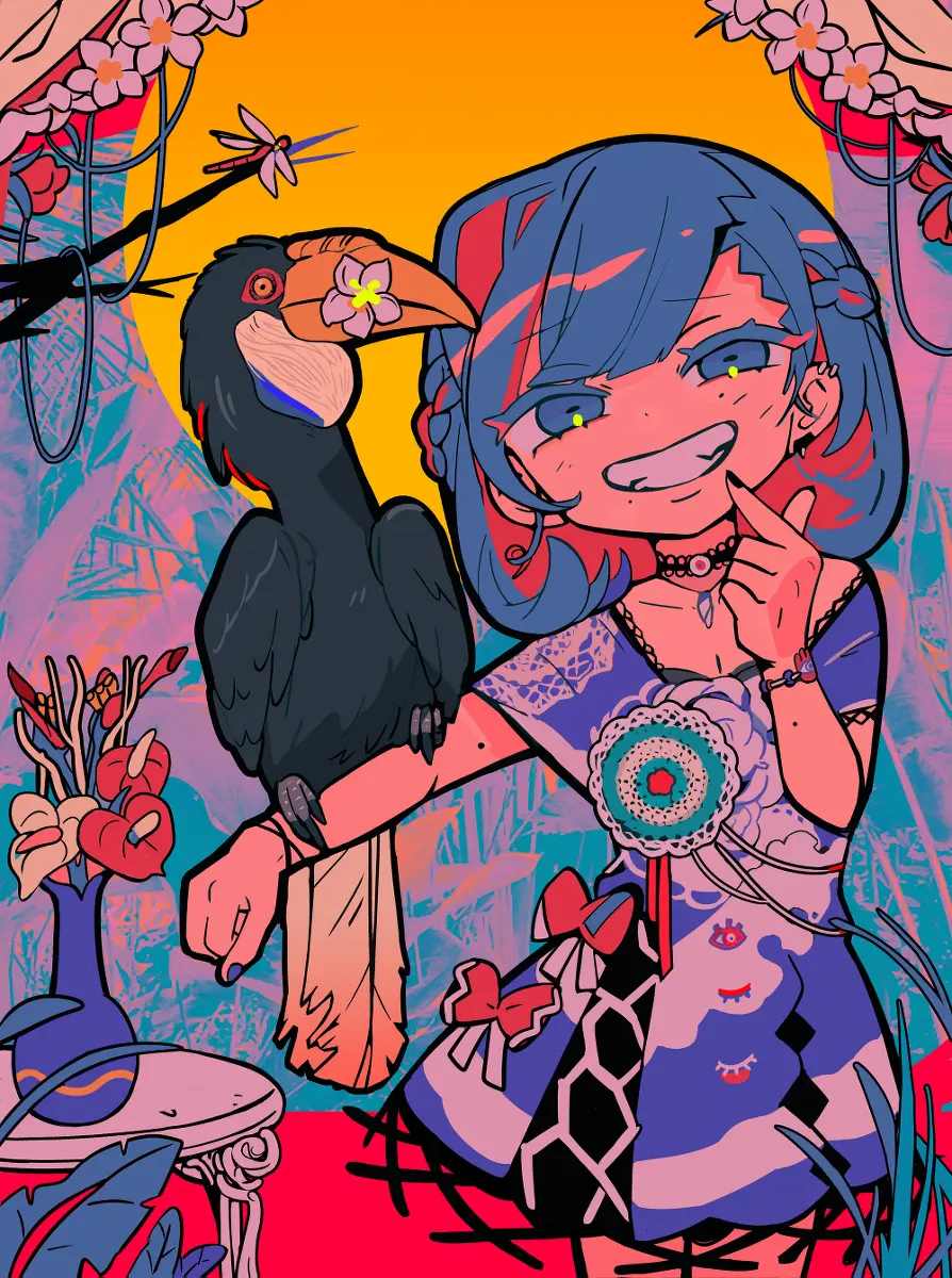 #二次元[超话]##漫视界企划##节后上班第一天# 国庆假期结束啦以一组缤纷的插