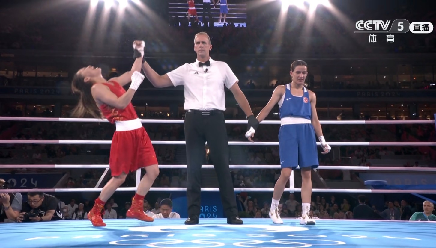 #常园拳击金牌# WOW！罗兰加洛斯果真见证了中国女子拳击的奥运会历史首金！恭喜
