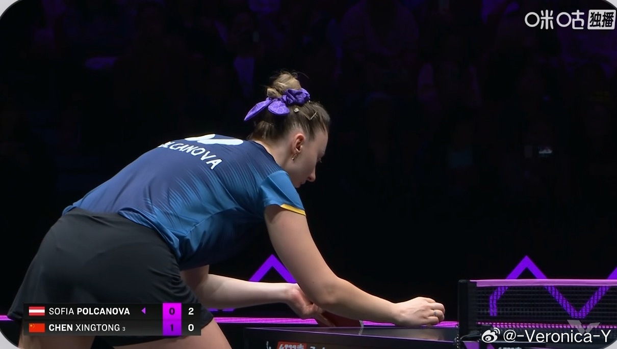 陈幸同2-0波尔卡诺娃我才想起来这个紫色大蝴蝶结是重庆冠军赛的周边波尔卡诺娃也扎