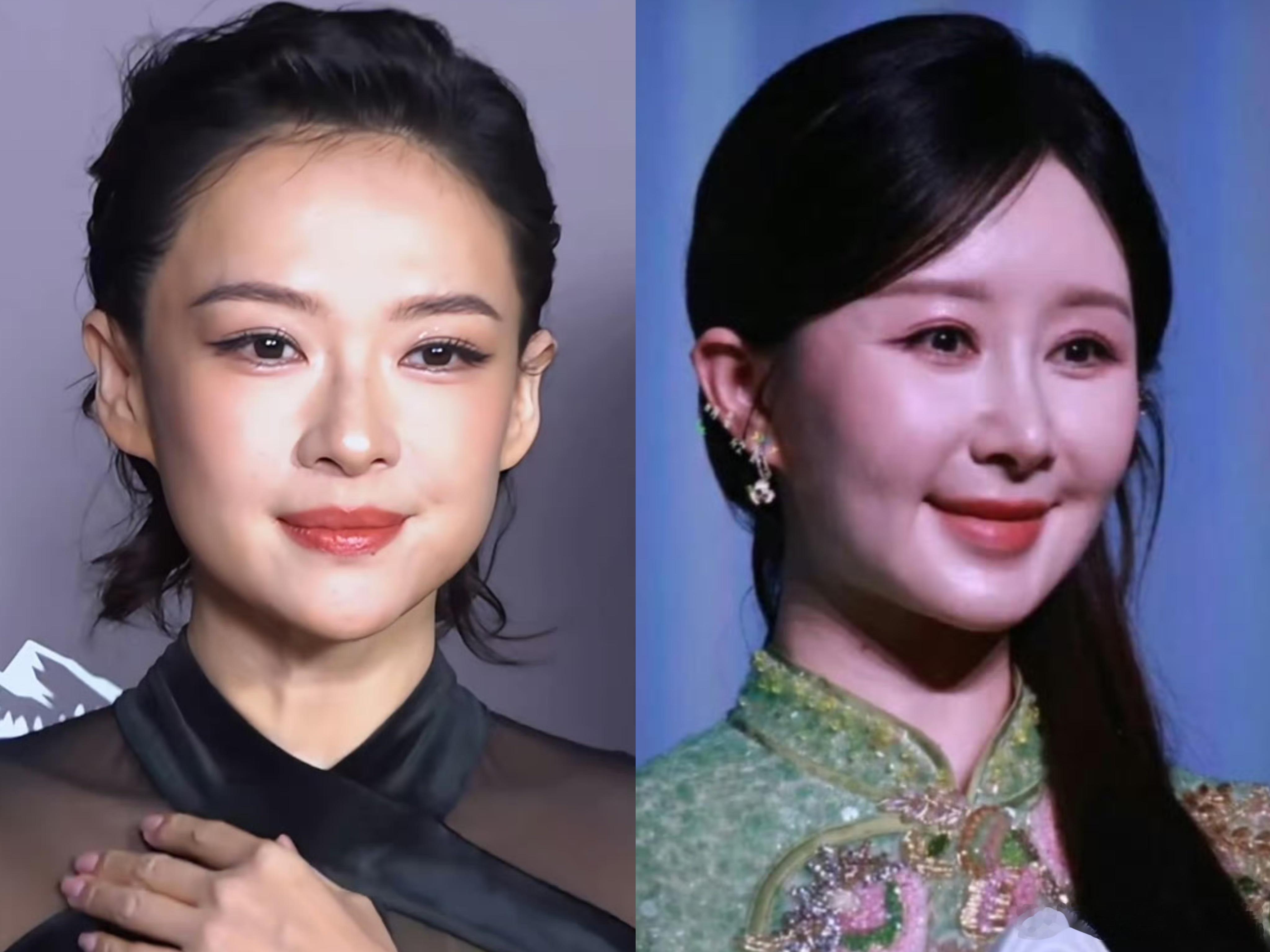 章子怡 脸和舒畅的脸，美丽动人啊！ ​​​
