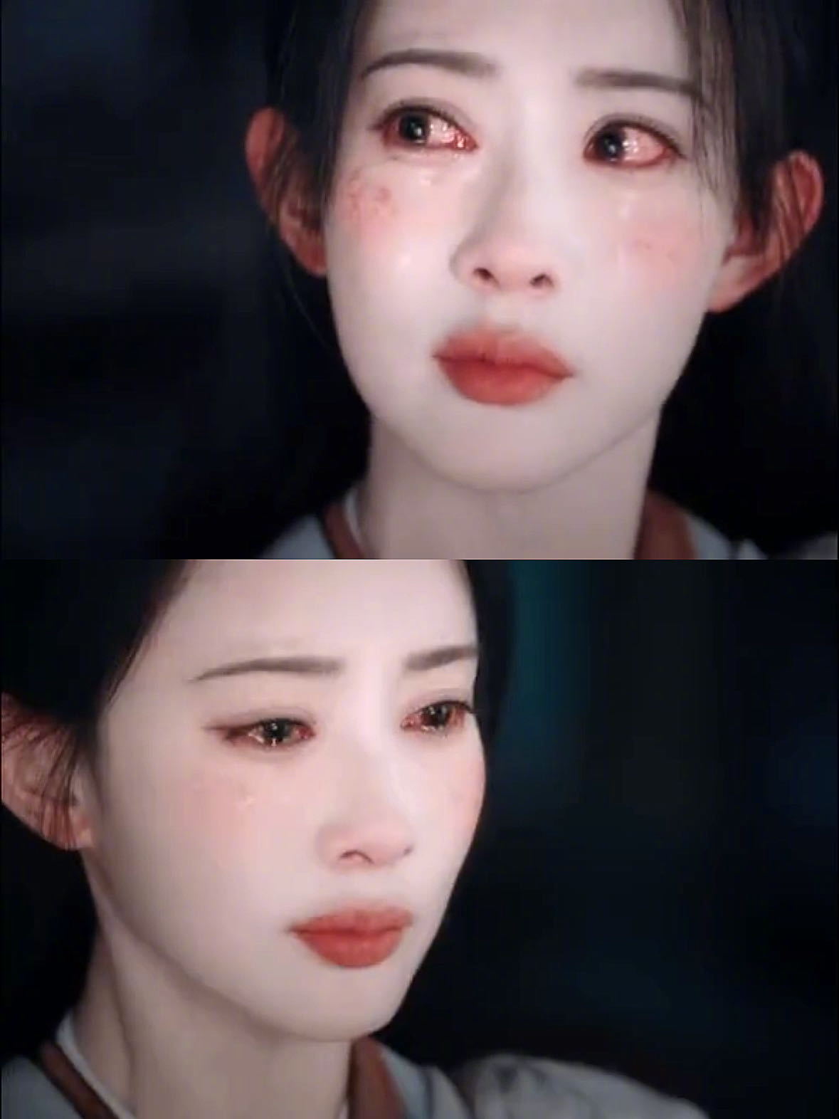 孟子义哭戏 双眼布满红血丝谁看了孟子义哭戏不为之动容！双眼红血丝+颤抖嘴角，感染