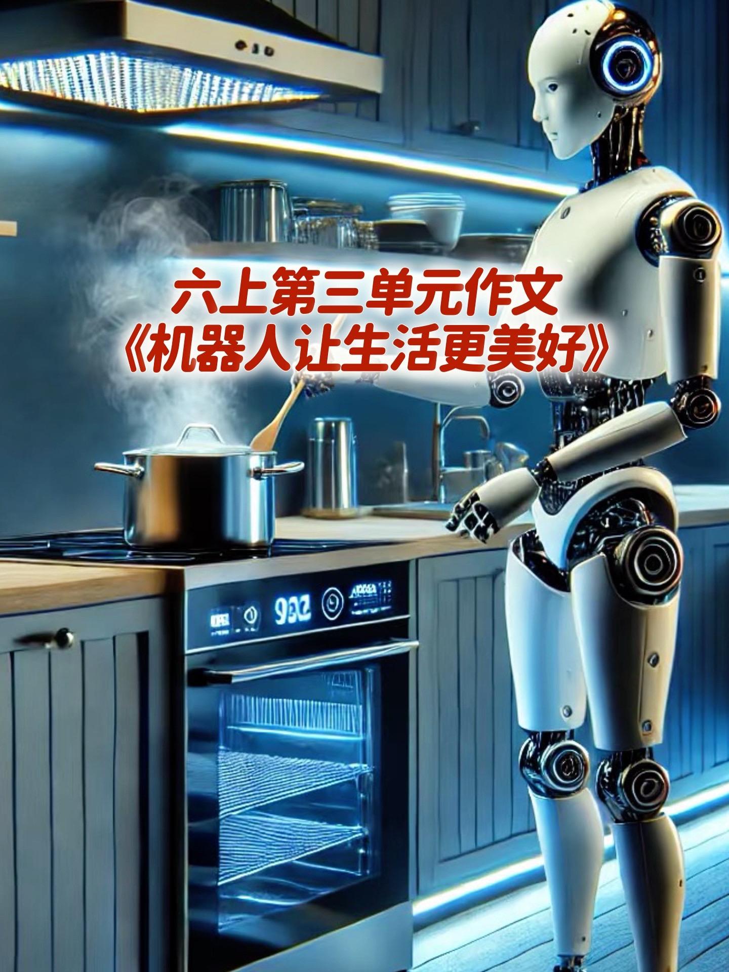 《机器人让生活更美好》 同步优秀范文。家长必读，小学六年级上册第三单元...