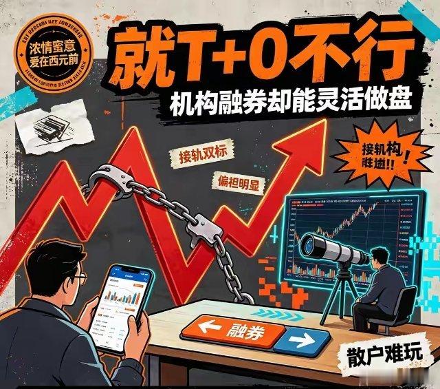 啥都要与国际接轨，偏偏T+0不行？明显偏袒机构，让机构做庄布局长期在A股摸爬滚打