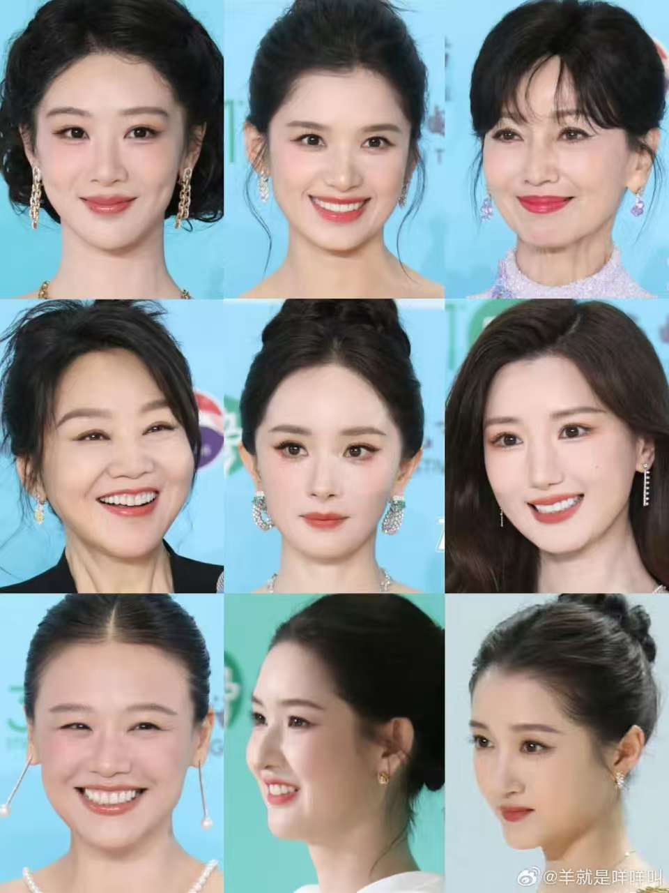 白玉兰红毯生图女明星合集女明星的白玉兰红毯生图  都好美！ 