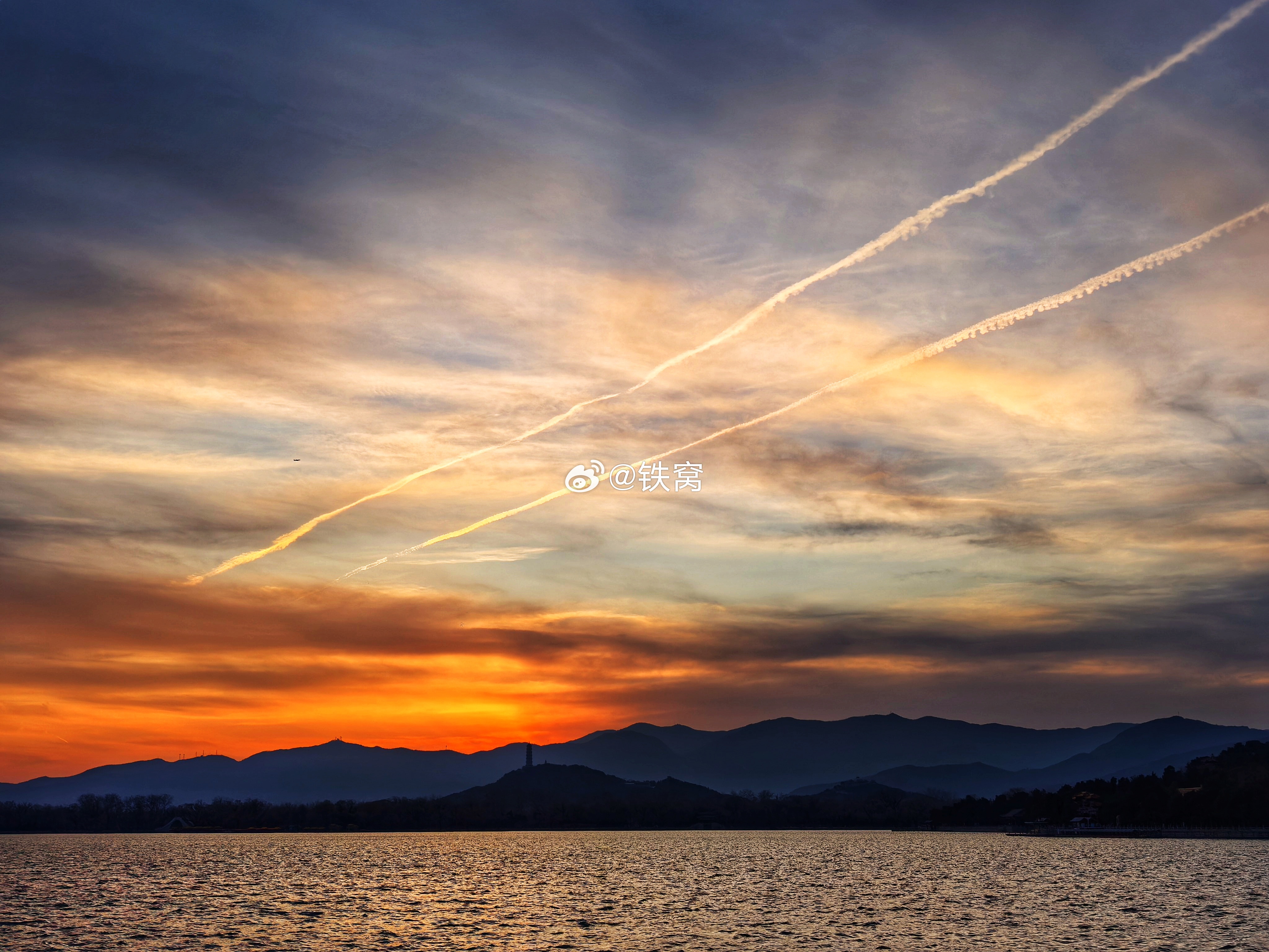 3：9颐和园晚霞摄影