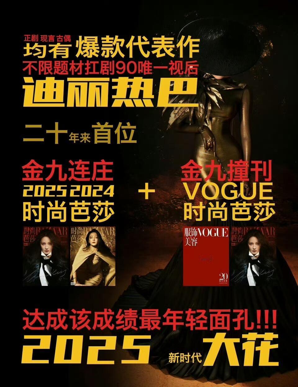 各家汇总的实绩图👀VOGUE二十周年女演员群像封面 ​​​