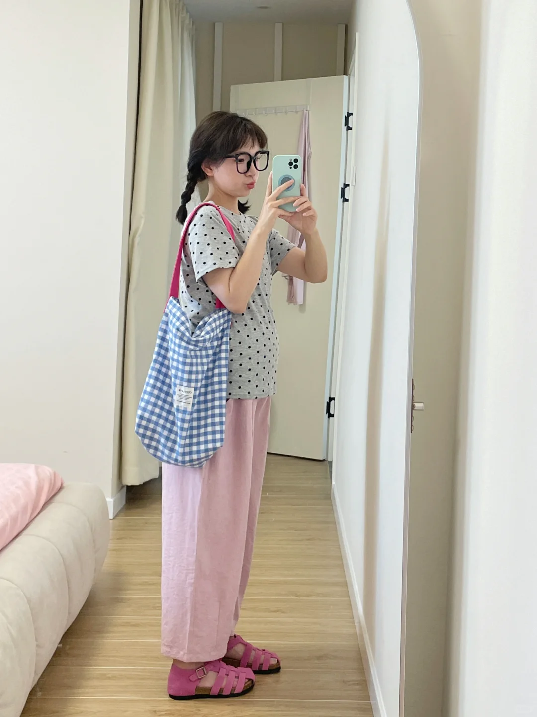 小个子孕妈的夏季孕妇裤穿搭🈴️集～