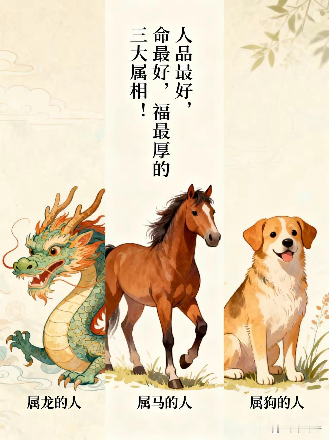 人品最好，命最好，福最厚的三大属相！
一、属龙的人
 
属龙的人心胸开阔，遇事不