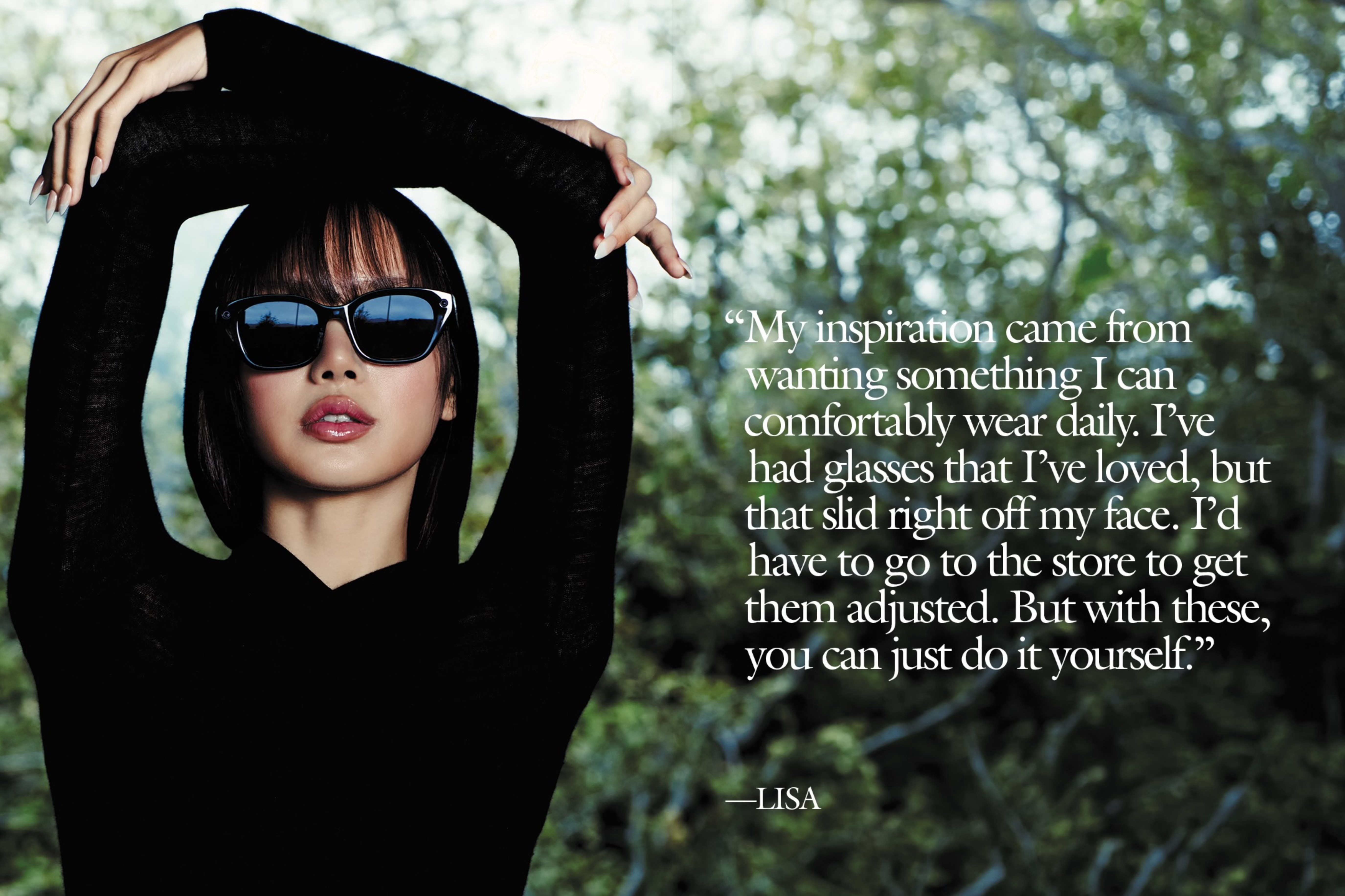 LISA × Meta Glasses ｜ W Magazine LISA 联合
