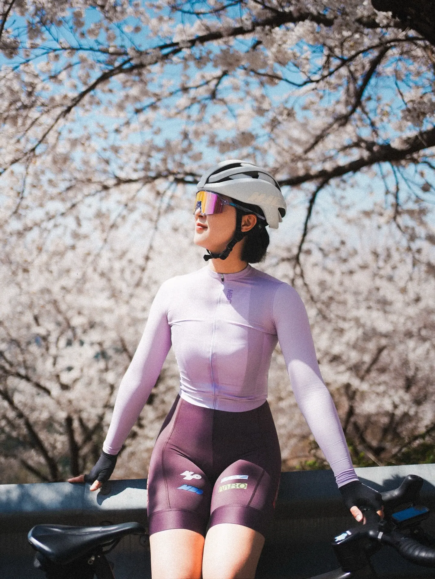 骑行运动穿搭 骑行服女生 骑行是一件会上瘾的事情 女式骑行服 春季骑行日记