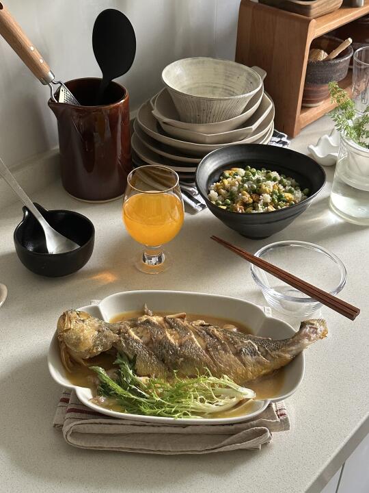午餐吃了一条鱼🐟