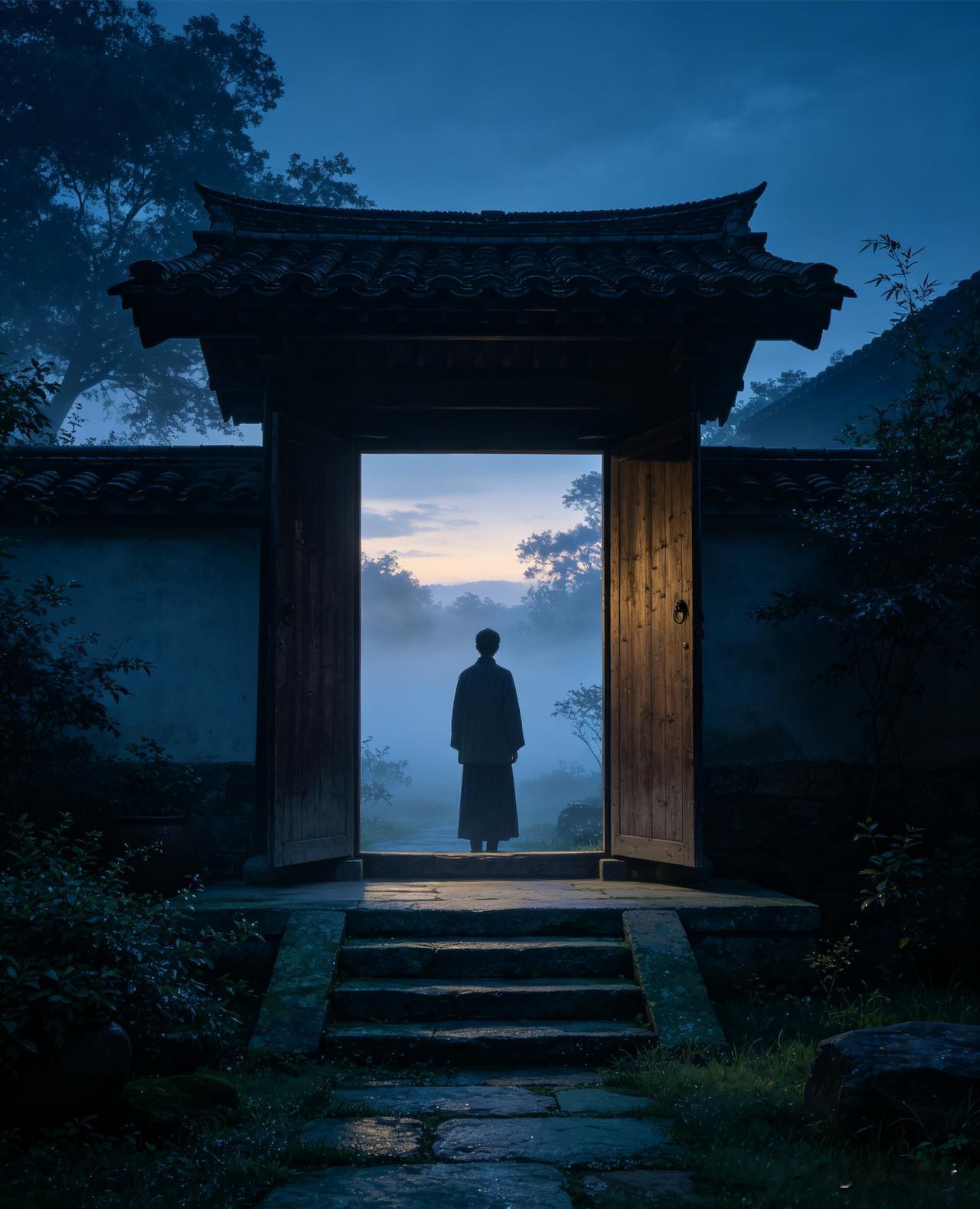 夜色  ［狐山诗行］
 
夏夜幽深，浮起细碎万籁
声源渺远，如太古深渊处漾来
云