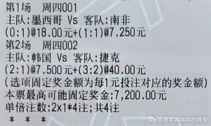 001 世界杯 墨西哥vs南非参考：南非+1.25 比分：0-1 1-1002 