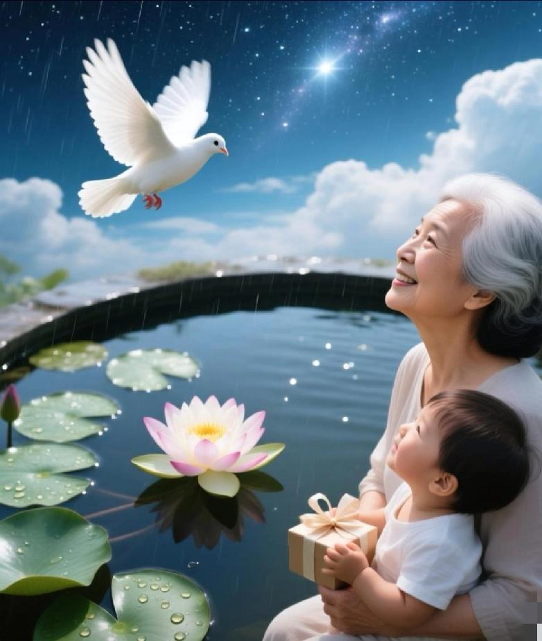 又到母亲节——母亲在天堂守望，她的儿女以莲花🪷之姿绽放感恩

睁眼打开手机微友