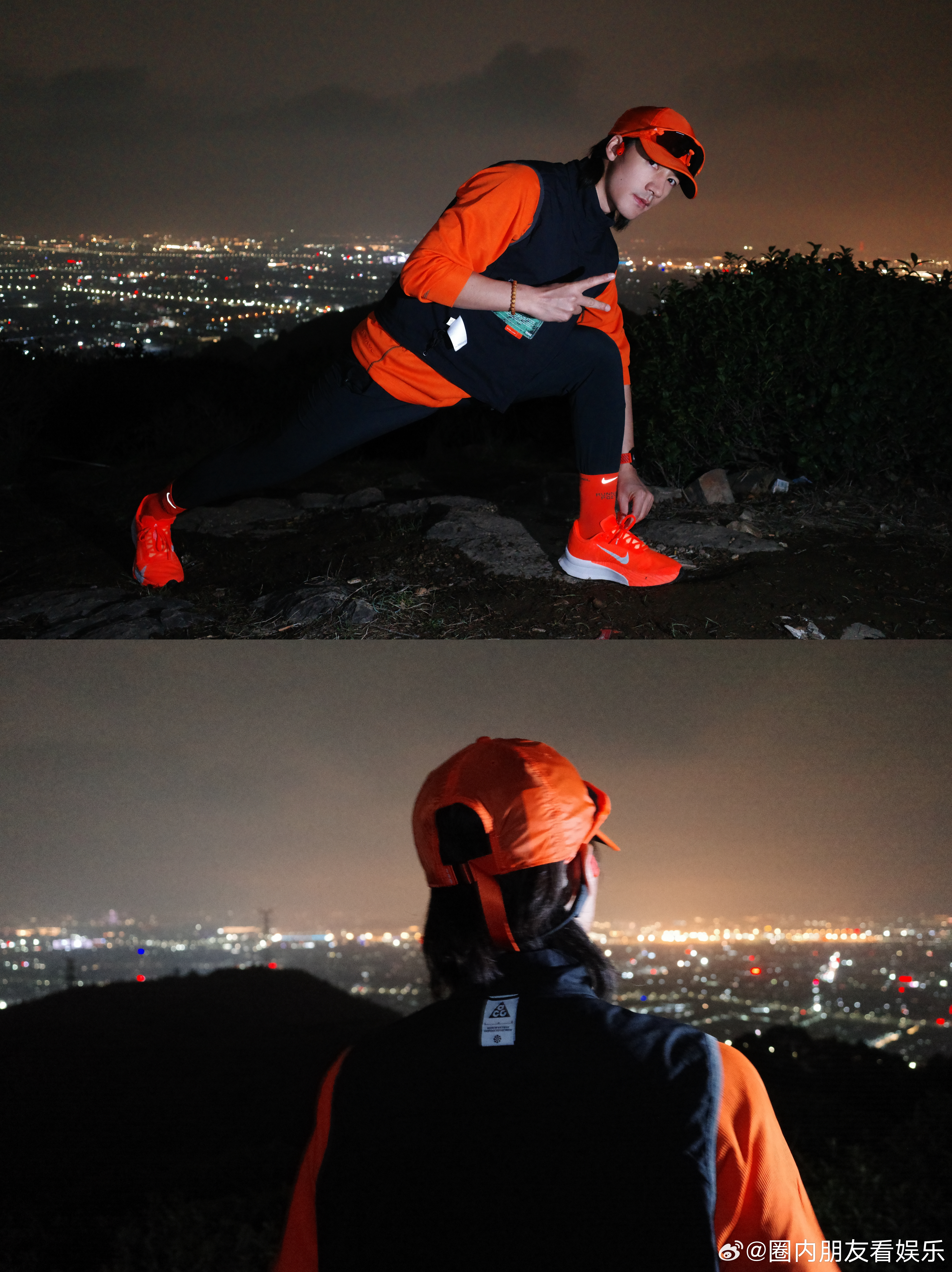 此沙 航班延误就去越野跑 此沙把航班延误变越野跑契机，夜跑山间收获限定美好，热爱