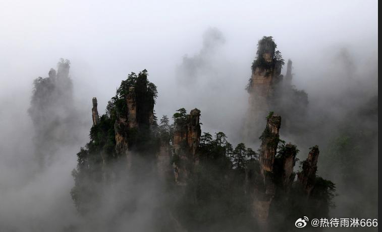 【天子山】天子山的风光，用一名话来概括，就是“原始风光自然美”。这里不但有奇山秀