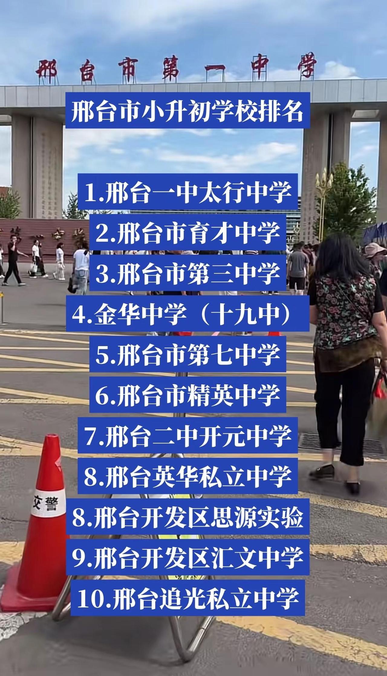 邢台小升初择校必看！整理好了市区热门初中排名，想给孩子选个好初中的家长，抓紧收藏