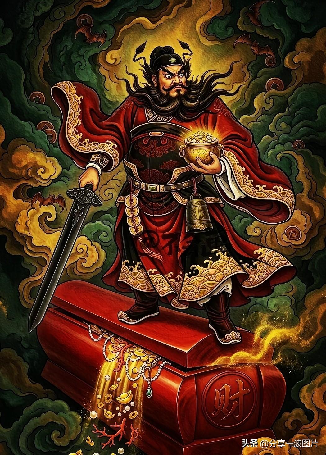 钟馗，见棺发财