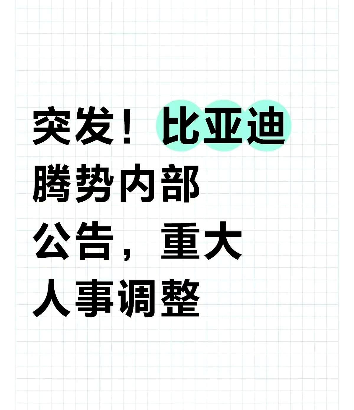 比亚迪赵长江辞职原因分析……你想想，7月刚开始轮岗，从腾势调到方程豹，说是常规轮