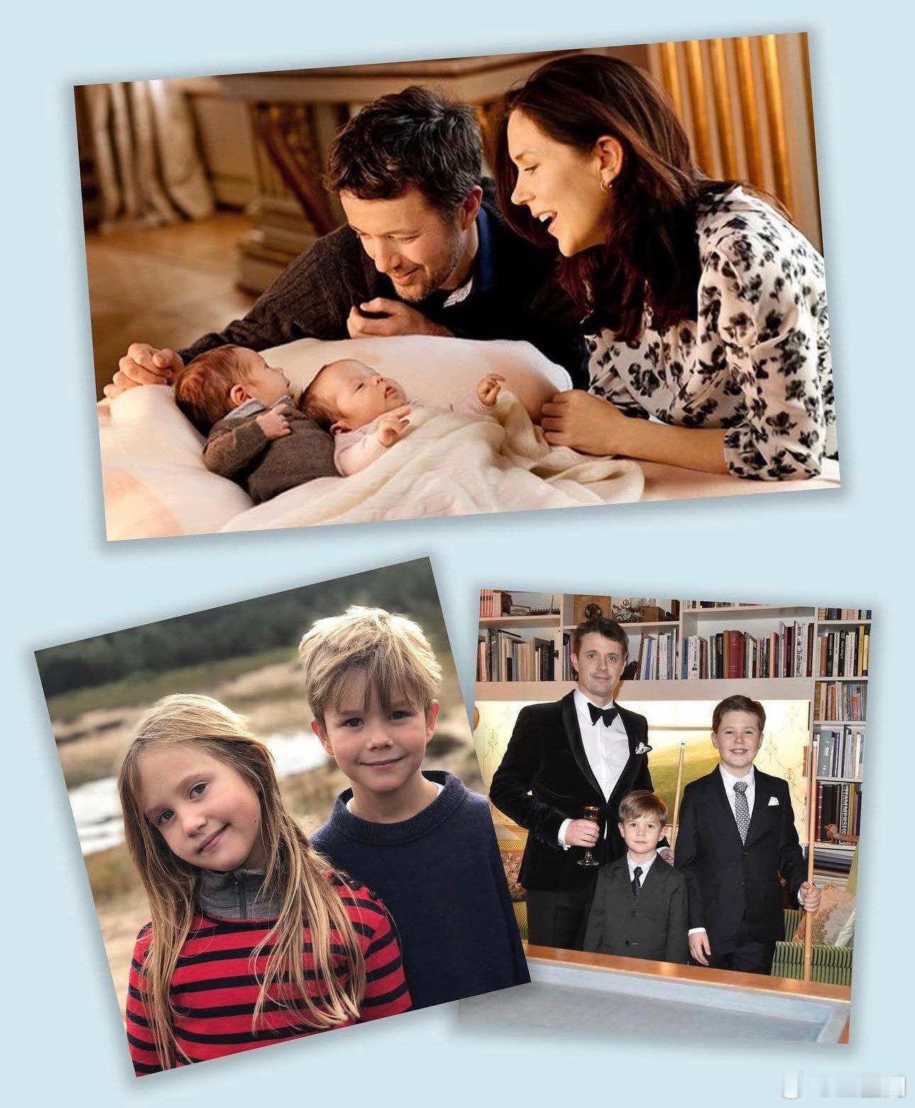 丹麦王室西班牙王室 🇩🇰4月18日，文森特王子和约瑟芬公主将举办坚信礼仪式。